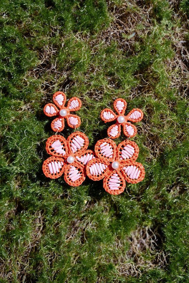 Marigold - Two - Tone - Raffia Earring - Lisi Lerch