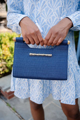 Mary Colored Clutch - Bamboo Natural Handle - Lisi Lerch