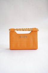 Mary Colored Clutch - Bamboo Natural Handle - Lisi Lerch