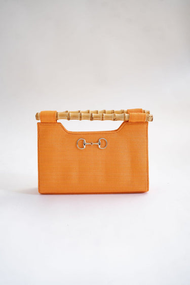 Mary Colored Clutch - Bamboo Natural Handle - Lisi Lerch