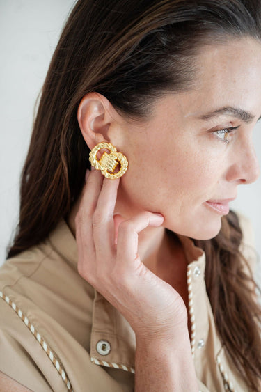 Mimi Earring-18K Gold Plated - Lisi Lerch