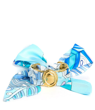 Narrow Gold Scarf Cuff - Penelope - Lisi Lerch