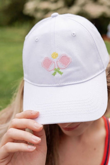 NeedlePoint Baseball Hat - Pickleball - Lisi Lerch