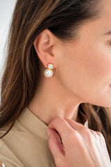 Nina Earring - Pearl and & Rhinestone - Lisi Lerch