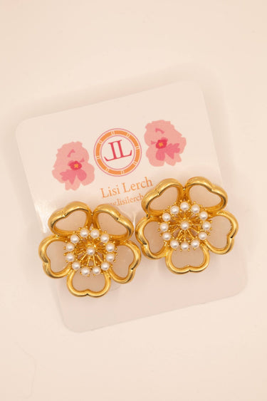Open Heart Petal Flower Stud -Sample Sale- Final Sale - Lisi Lerch