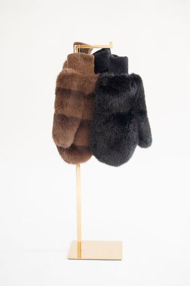 Paige Faux Fur Mittens - Lisi Lerch