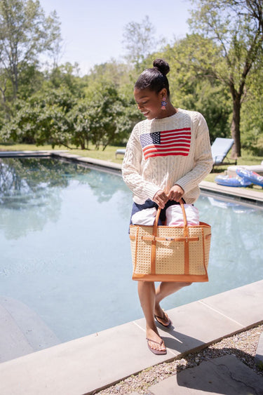 Palmer- Cane Tote Bag - Lisi Lerch