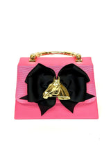 Pink Lulu- Black Bow-Horsehead- Sample Sale- Final Sale - Lisi Lerch