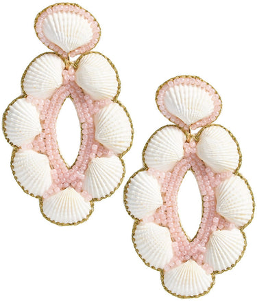 Remi Shell Beaded Earring - Lisi Lerch