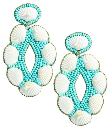 Remi Shell Beaded Earring - Lisi Lerch