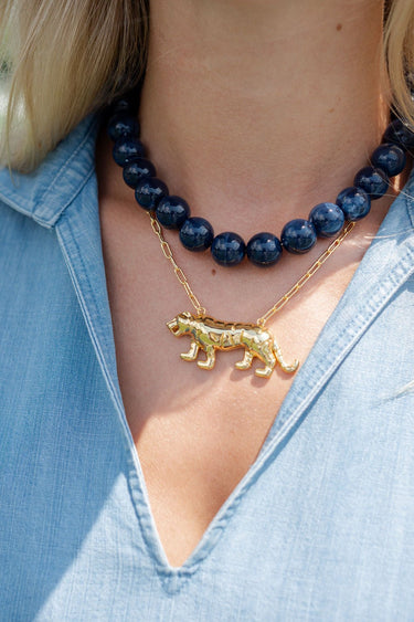 Ryan Beaded Acrylic Necklace - Lisi Lerch