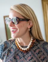Ryan Beaded Acrylic Necklace - Lisi Lerch