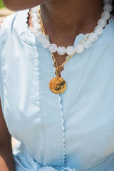 Ryan Beaded Acrylic Necklace - Lisi Lerch