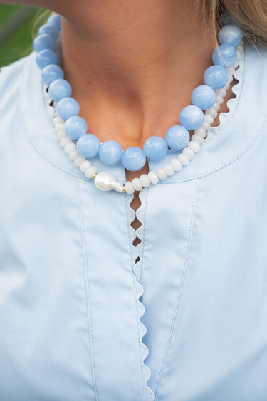 Ryan Beaded Acrylic Necklace - Lisi Lerch