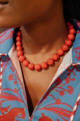 Ryan Beaded Acrylic Necklace - Lisi Lerch