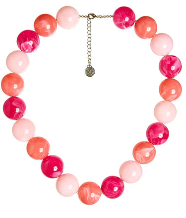 Ryan Beaded Acrylic Necklace- Multi Color - Lisi Lerch