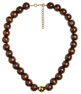 Ryan Wooden Beaded Necklace - Lisi Lerch
