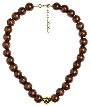 Ryan Wooden Beaded Necklace - Lisi Lerch