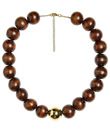 Ryan Wooden Beaded Necklace - Lisi Lerch