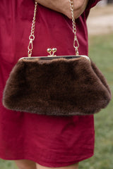 Sarah Faux Fur Clutch - Lisi Lerch