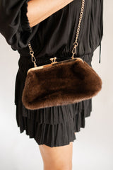 Sarah Faux Fur Clutch - Lisi Lerch
