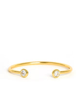 Sasha Bezel Cuff - 18k Plated - Lisi Lerch