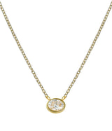Small Oval Bezel Necklace - Lisi Lerch