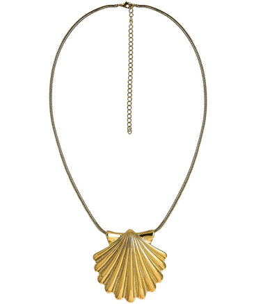 Sophie Scallop Shell Necklace - 18k Gold Plated - Teggy French Collection - Lisi Lerch
