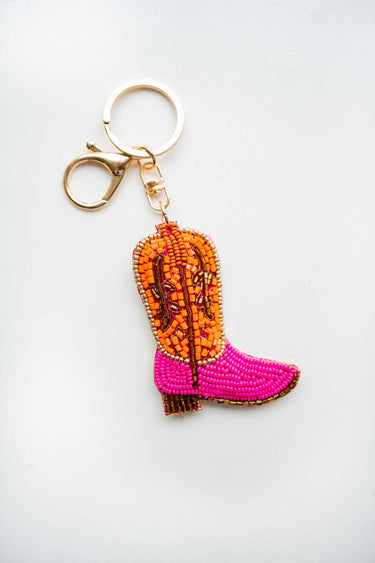 Spring Hand Beaded - Key Chain - Bag Charm - Lisi Lerch