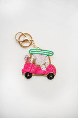 Spring Hand Beaded - Key Chain - Bag Charm - Lisi Lerch