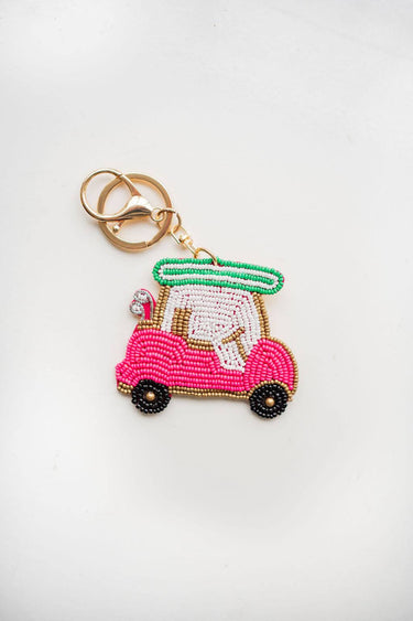 Spring Hand Beaded - Key Chain - Bag Charm - Lisi Lerch