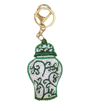Spring Hand Beaded - Key Chain - Bag Charm - Lisi Lerch