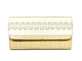 Straw Avery-Cream Ribbon- Sample Sale- Final Sale - Lisi Lerch