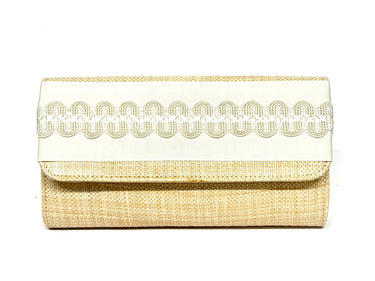 Straw Avery-Cream Ribbon- Sample Sale- Final Sale - Lisi Lerch