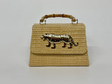 Straw Lulu Bag with Bamboo Handle - Lisi Lerch