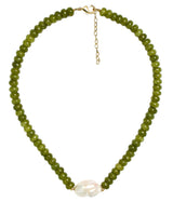 Susie - Quartz Beaded Necklace with freshwater Pearl - Lisi Lerch