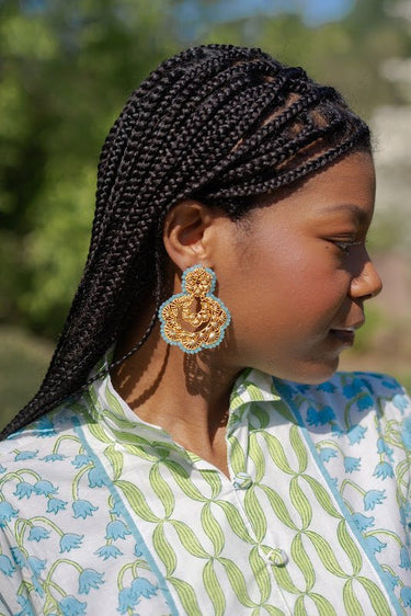 Sydney Hand Beaded - Statement Earring - Lisi Lerch