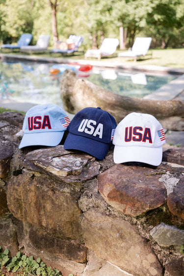 USA Embroidered Baseball Hats - Lisi Lerch
