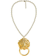 Vivi - Statement Doorknocker Statement Necklaces - 18k Plated Gold - Lisi Lerch