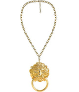 Vivi - Statement Doorknocker Statement Necklaces - 18k Plated Gold - Lisi Lerch