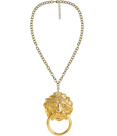 Vivi - Statement Doorknocker Statement Necklaces - 18k Plated Gold - Lisi Lerch