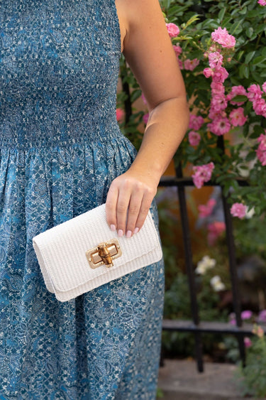 White Lilly Clutch - Belle of the Ball Collection - Lisi Lerch