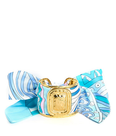 Wide Gold Scarf Cuff - Evie - Lisi Lerch