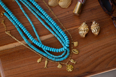 10mm Tradd Turquoise Necklace - Belle of the Ball Collection - Lisi Lerch