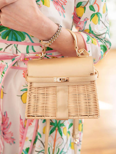 Celine Wicker Handbag - Belle of the Ball - Lisi Lerch
