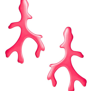 Small Acrylic Coral Earrings - Lisi Lerch