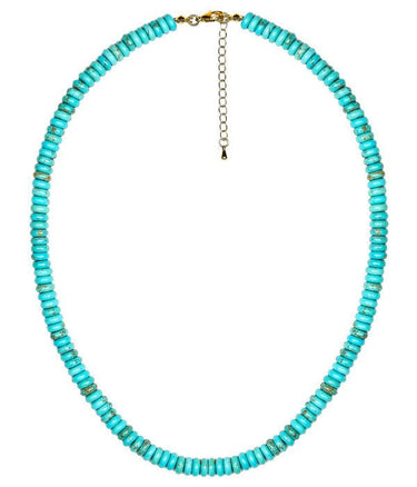 8mm Tradd Turquoise Necklace - Belle of the Ball Collection - Lisi Lerch