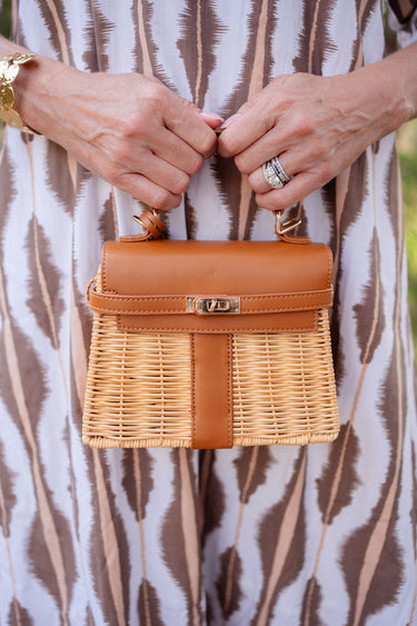 Celine Wicker Handbag