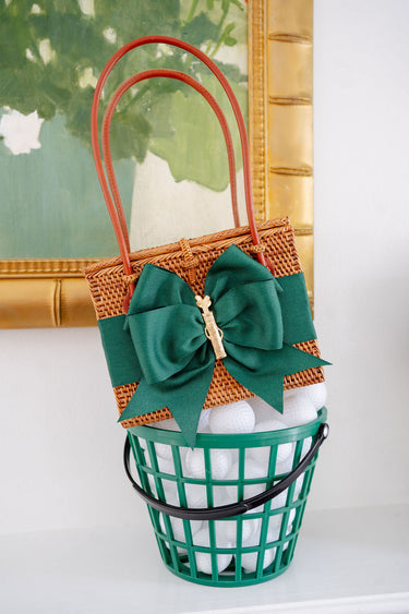 Emory - Fluffy Bow  with Small Golf Bag