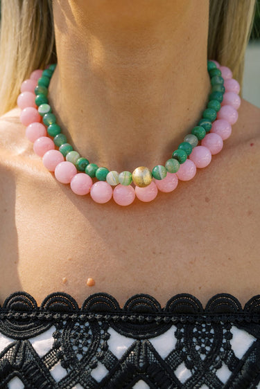 Ryan Beaded Acrylic Necklace